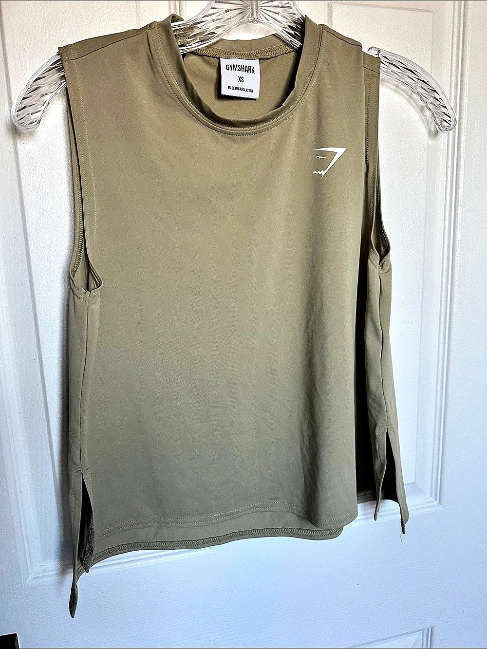 Gymshark Training Midi Tank Green XS